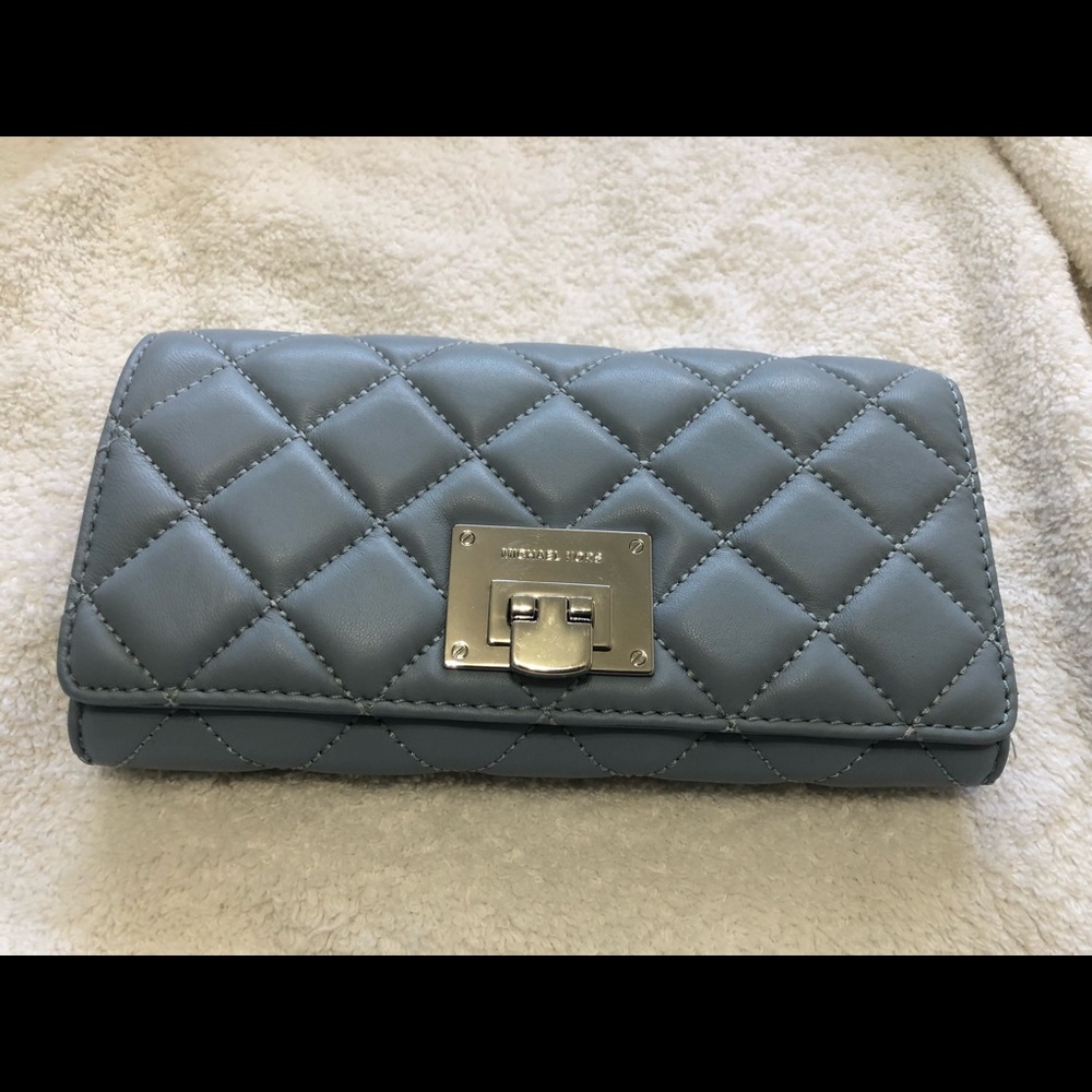 Michael Kors Astrid Carry All Leather Clutch